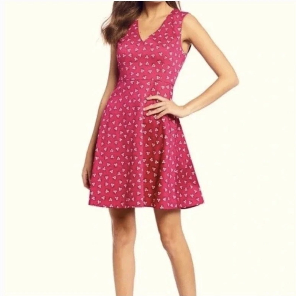 PERFECT FOR SPRING- DRAPER JAMES Floral Red Sleeveless Dress-Love Circle size 12